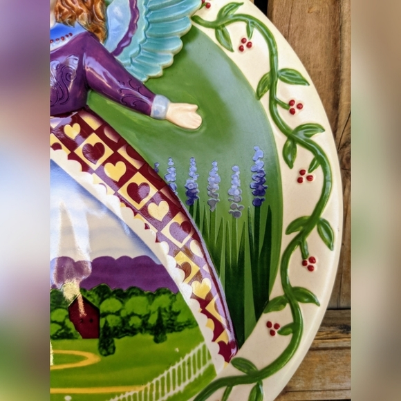 Jim Shore "Summer" Angel Collectors Plate - Picture 3 of 8